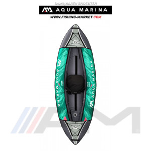 AQUA MARINA - Едноместен надуваем каяк с надуваемо дъно Laxo - 2.85 m